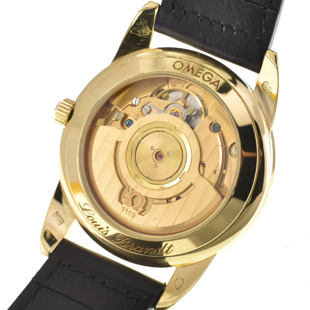 OMEGA Louis blanc 5311.30.12 Cal.1119 K18YG / Leather Silver Dial Automatic Men's
 Watch R#143242