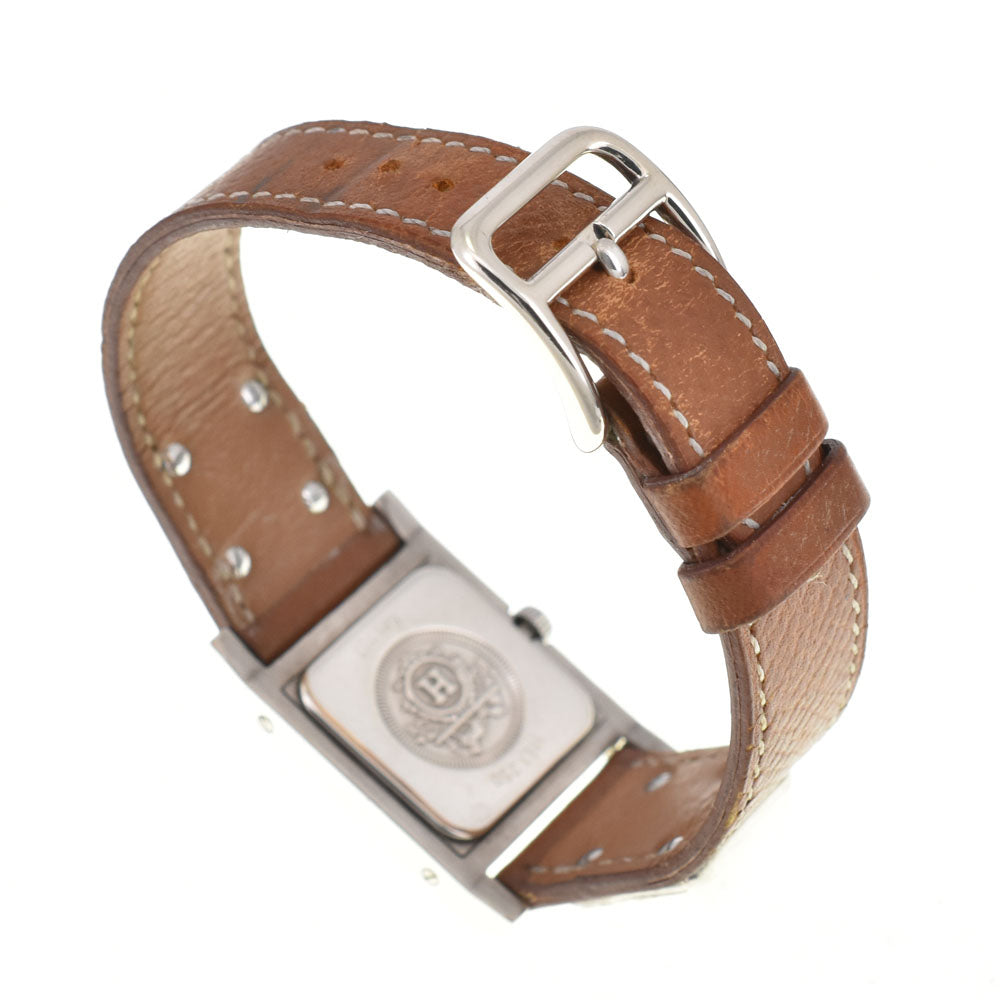 with paper HERMES Medor ME1.250 Silver 925 / leather Silver Dial Quartz Ladies
 Watch R#143942