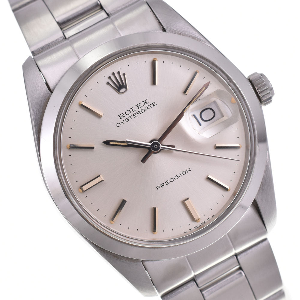 ROLEX Oyster Date 6694 vintage Cal.1225 Silver Dial Hand Winding Men's
 Watch P#143244