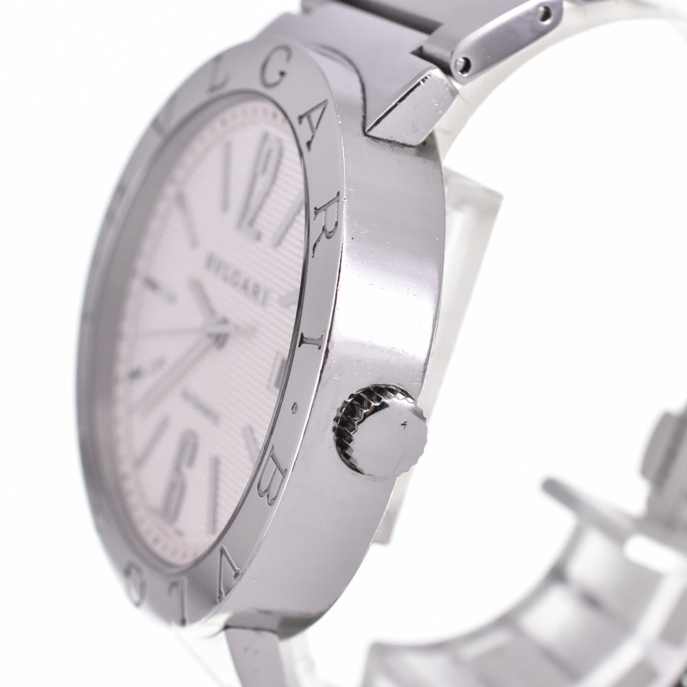 with paper BVLGARI Bulgari Bulgari BB42SS AUTO Date Silver Dial Automatic Men's
 Watch N#143246