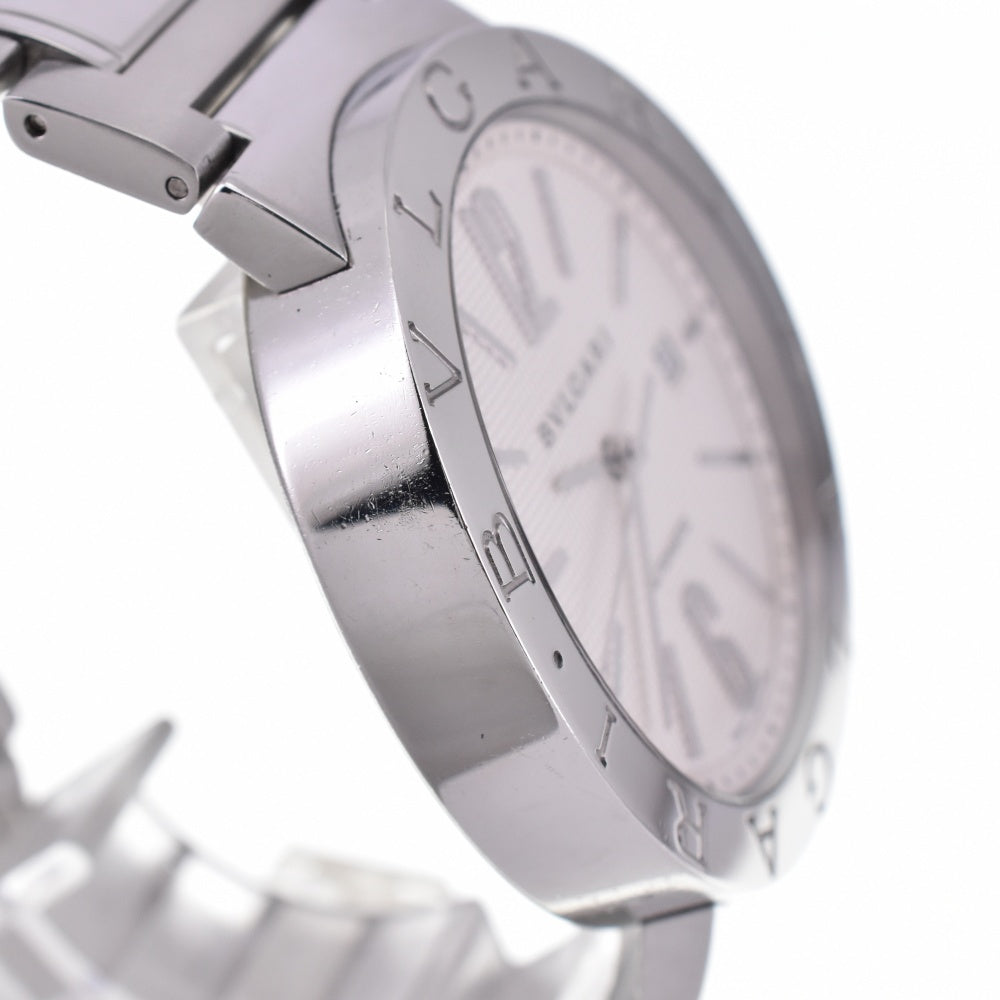 with paper BVLGARI Bulgari Bulgari BB42SS AUTO Date Silver Dial Automatic Men's
 Watch N#143246