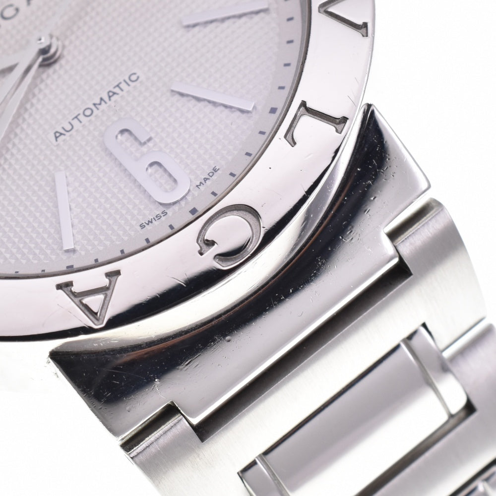 with paper BVLGARI Bulgari Bulgari BB42SS AUTO Date Silver Dial Automatic Men's
 Watch N#143246