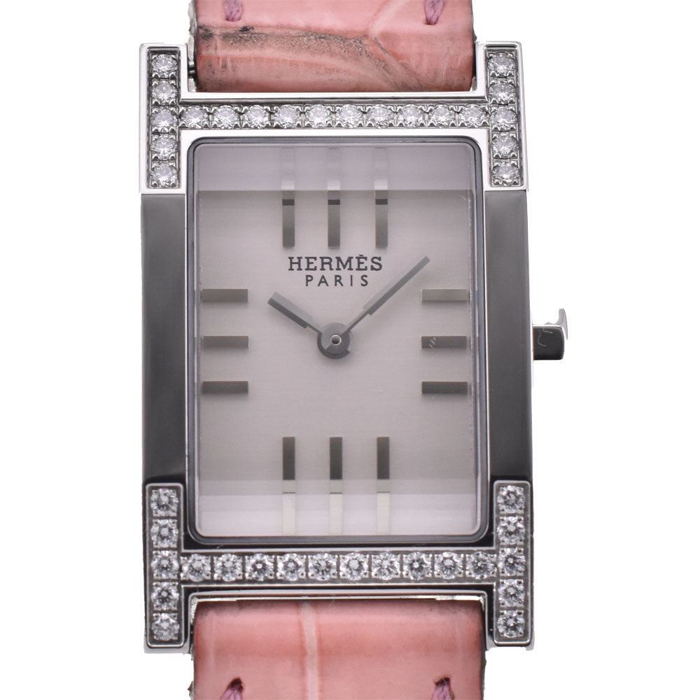 HERMES tandem TA1.230 diamond Silver Dial Quartz Ladies
 Watch R#143250
