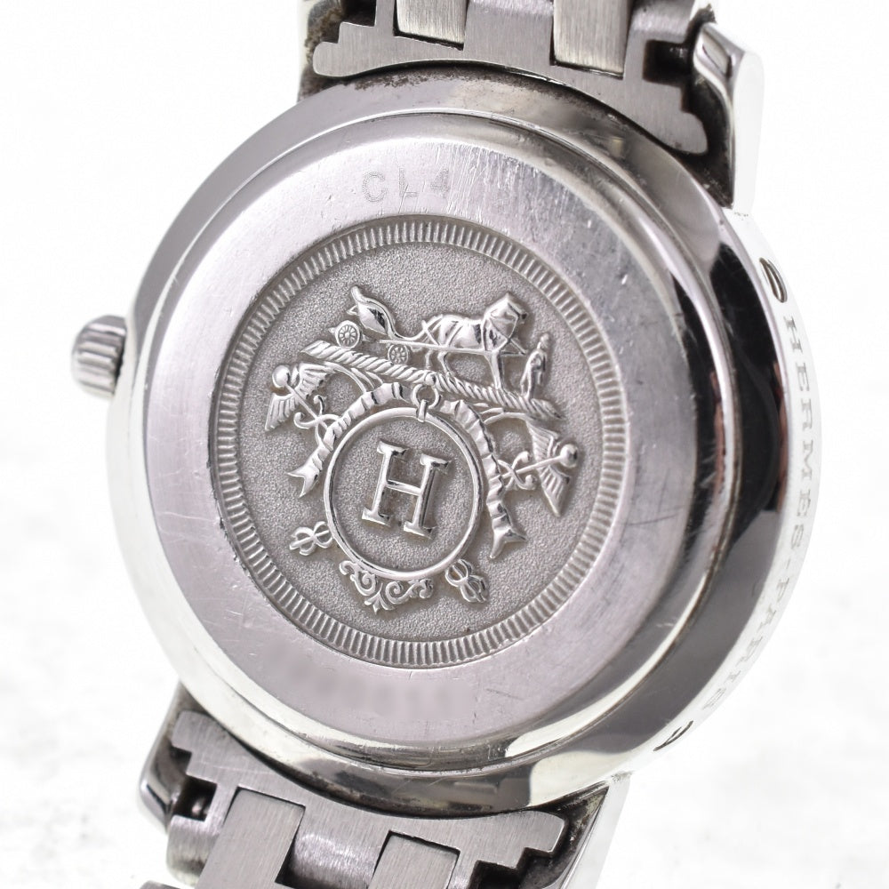 HERMES Clipper CL4.210 Date D buckle Pink gold Dial Quartz Ladies
 Watch P#143251