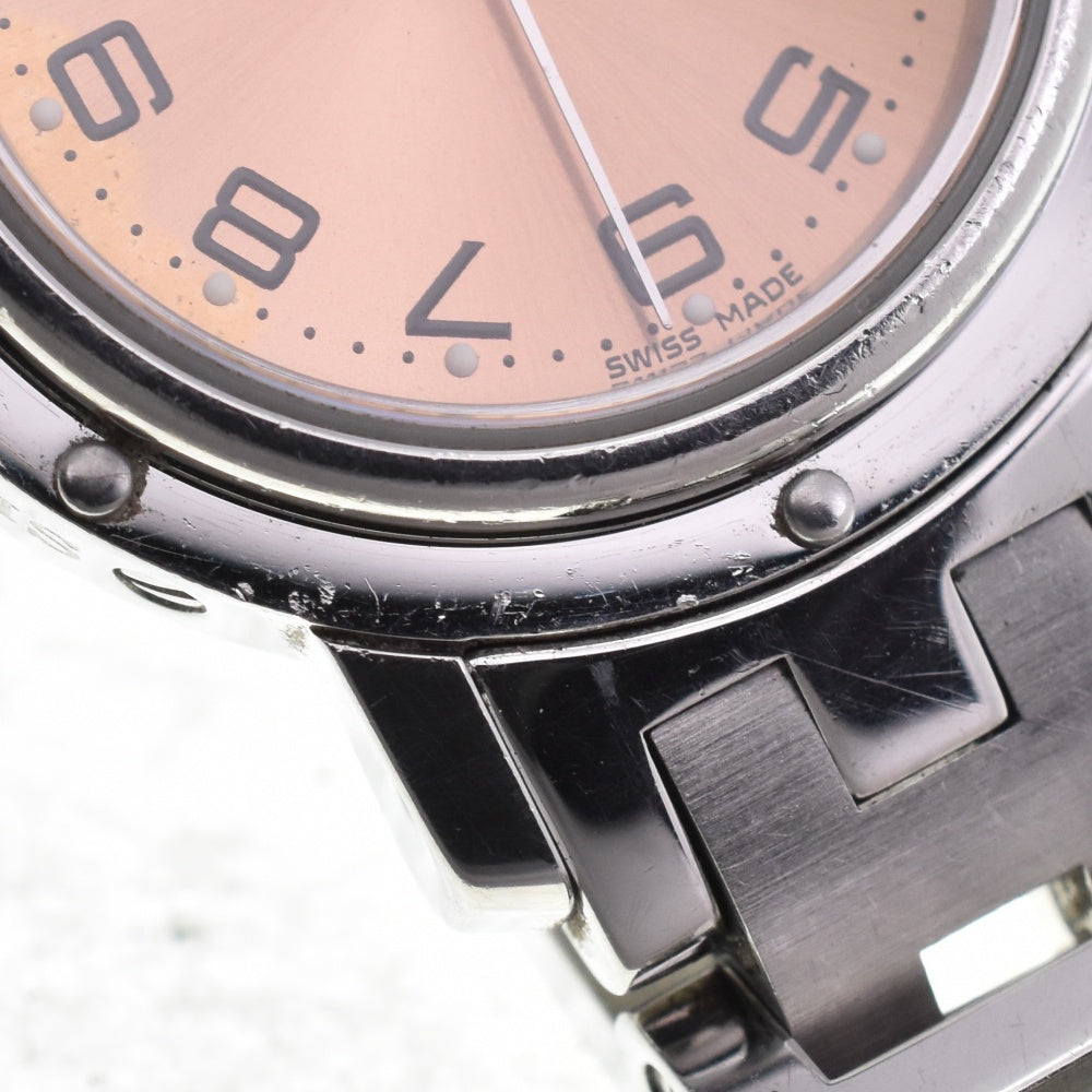 HERMES Clipper CL4.210 Date D buckle Pink gold Dial Quartz Ladies
 Watch P#143251
