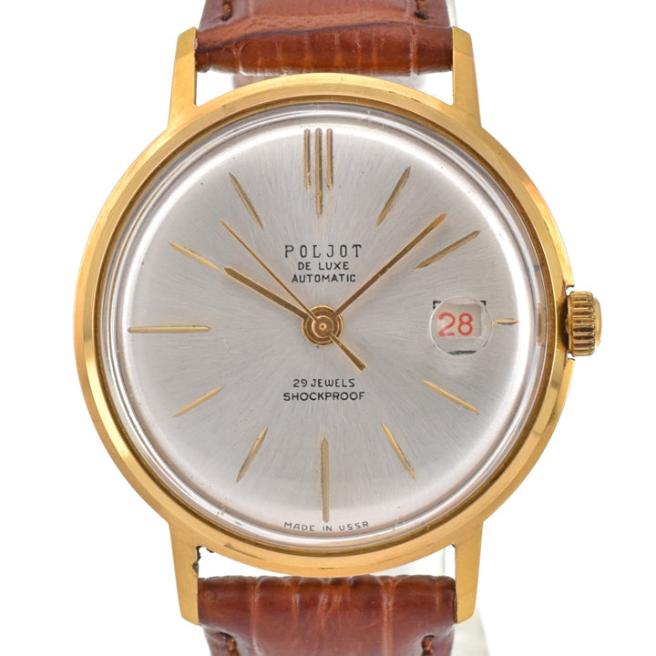 POLJOT Deluxe Date Silver Dial Automatic Men's
 Watch O#143254