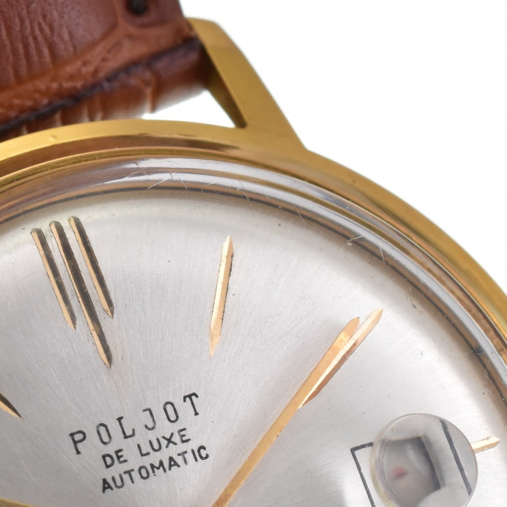 POLJOT Deluxe Date Silver Dial Automatic Men's
 Watch O#143254