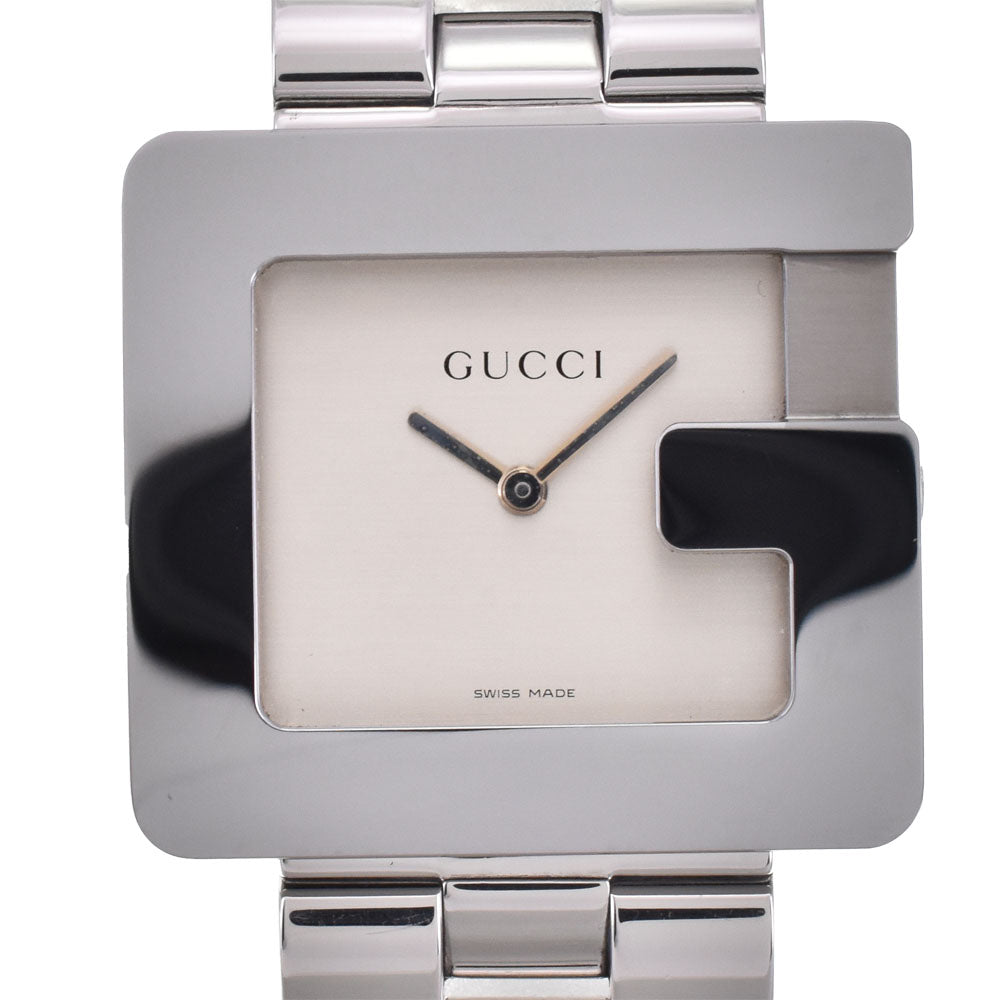 with paper GUCCI G square 3600M Silver Dial Quartz Men's
 Watch A#143257