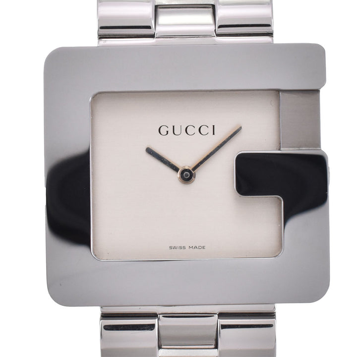 with paper GUCCI G square 3600M Silver Dial Quartz Men's
 Watch A#143257