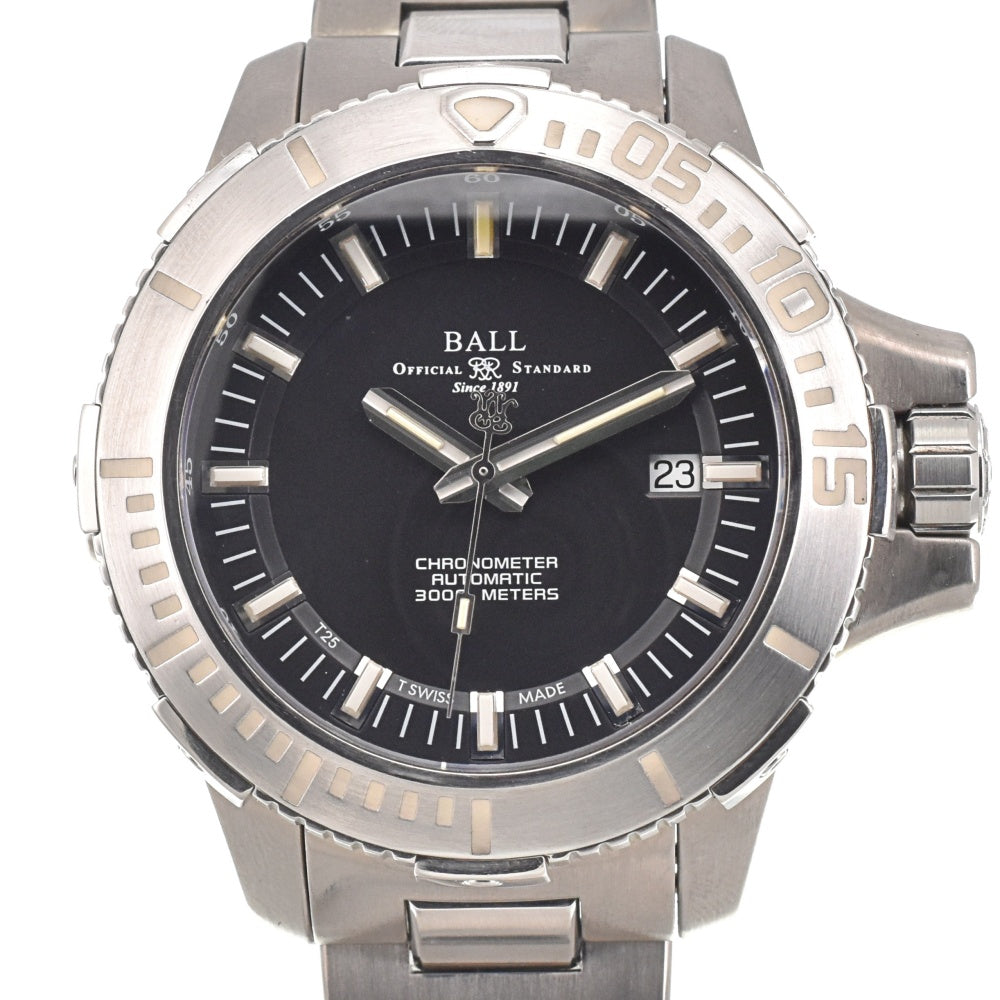 with paper BALLWATCH Engineer Hydrocarbon Deep Quest DM3000A-SCJ-BK black Dial Automatic Men's
 Watch N#143259