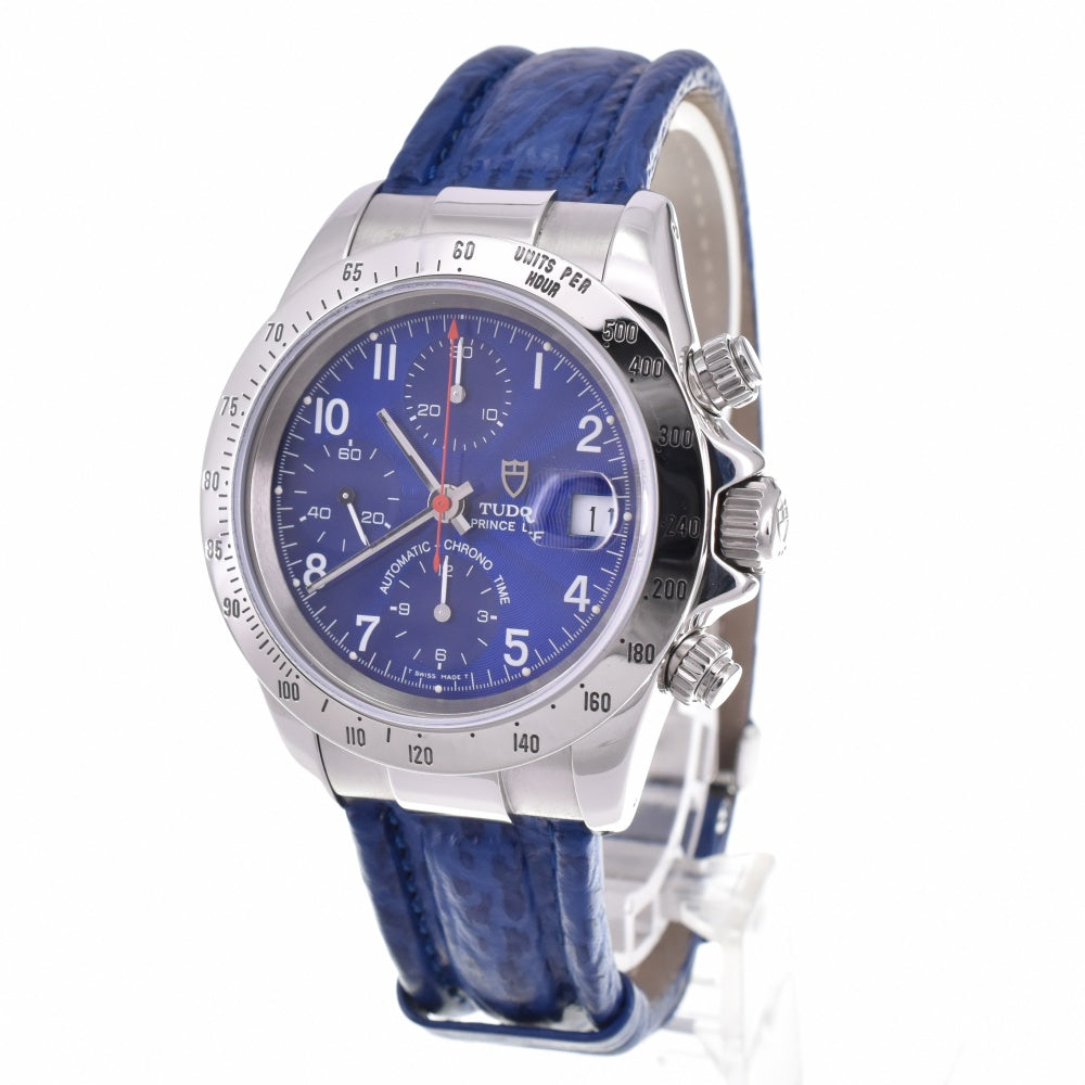 TUDOR Chrono time 79280P Chronograph Date blue Dial Automatic Men's
 Watch N#143260