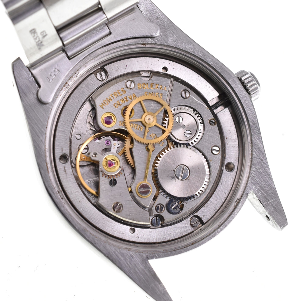 ROLEX Oyster Date Hysteric Glamour 6694 vintage Cal.1225 Silver Dial Hand Winding Men's
 Watch P#143261