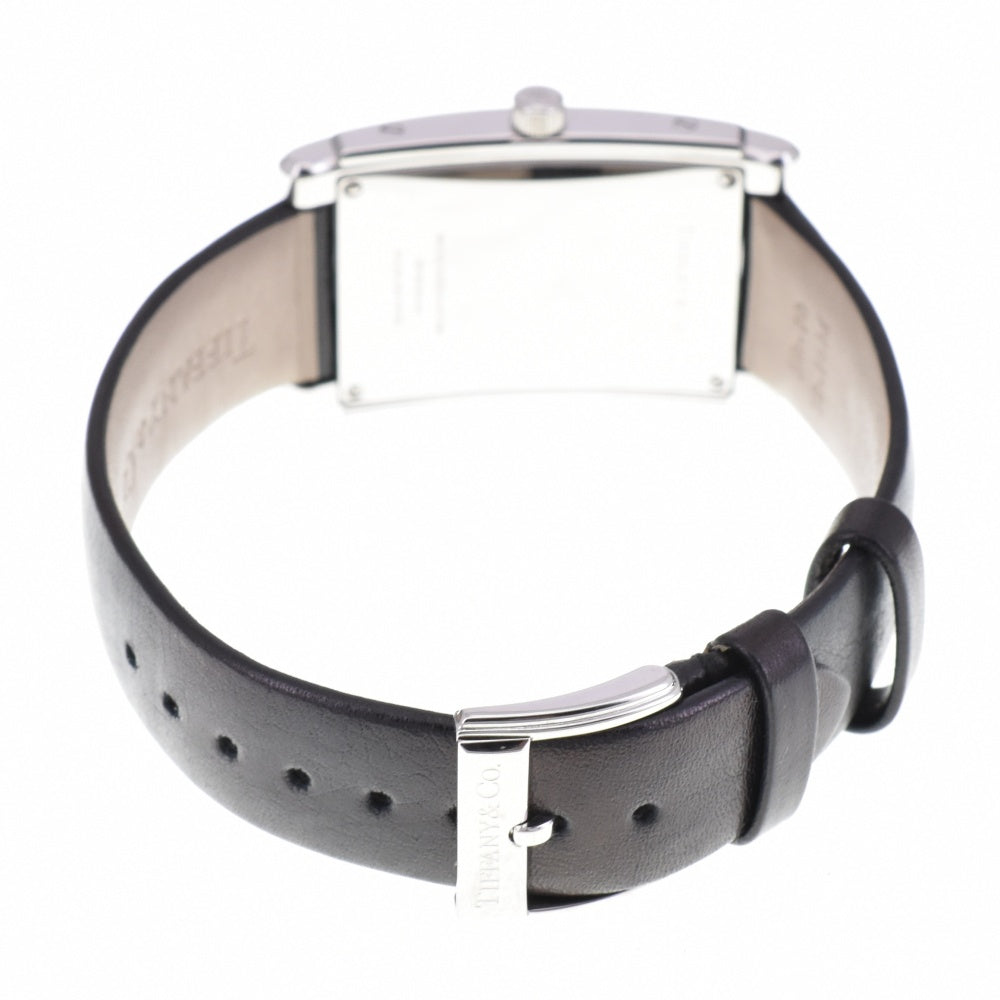 TIFFANY&Co. ground Z0030.13.10A21A40A Diamond bezel Small second Silver Dial Quartz Men's
 Watch N#143262