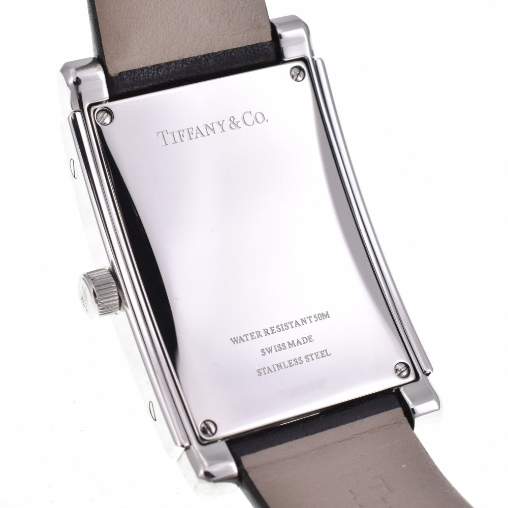 TIFFANY&Co. ground Z0030.13.10A21A40A Diamond bezel Small second Silver Dial Quartz Men's
 Watch N#143262