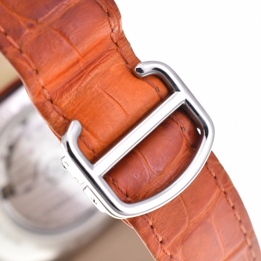 CARTIER Caribre de Cartier W7100043 Chronograph Date Silver Dial Automatic Men's
 Watch N#143263