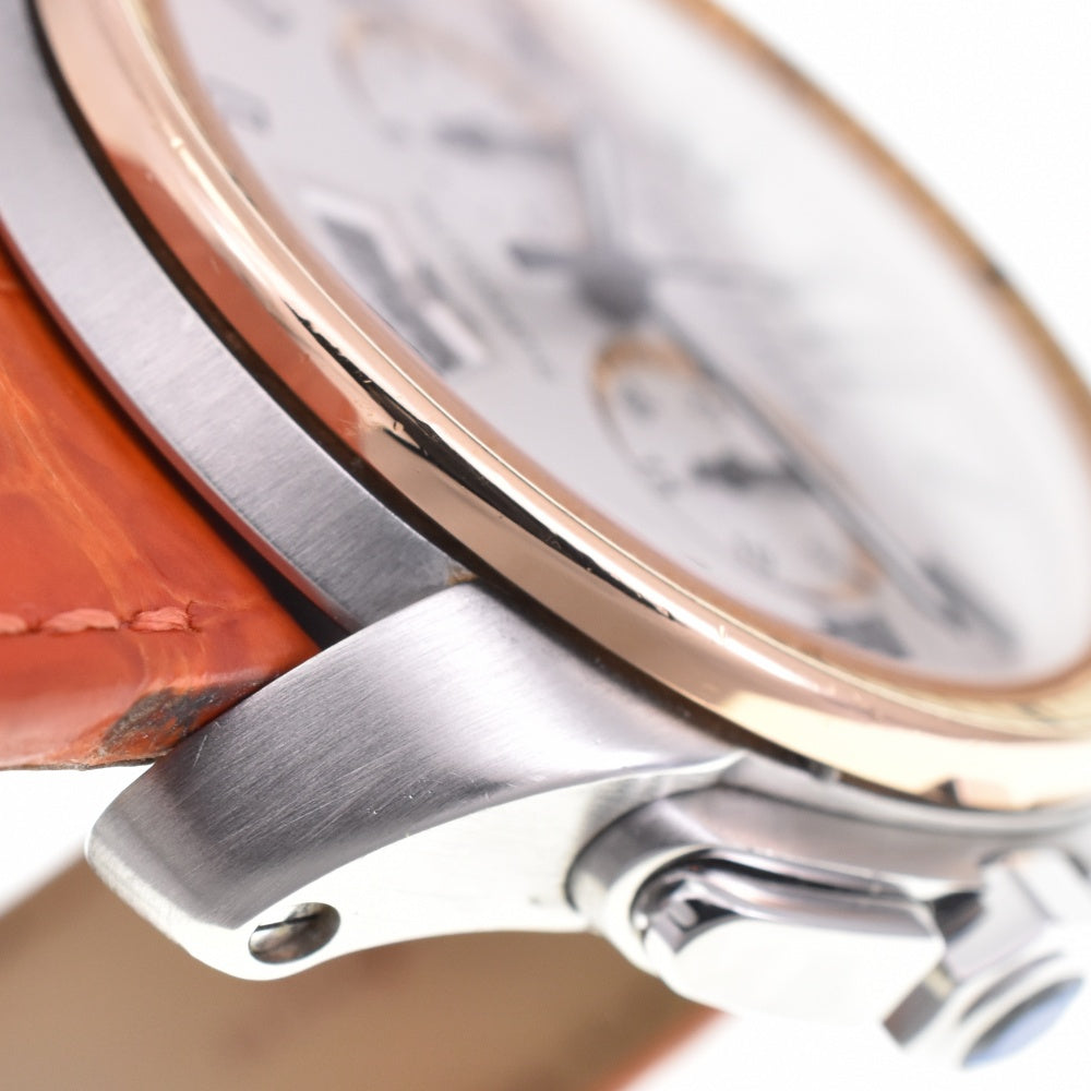 CARTIER Caribre de Cartier W7100043 Chronograph Date Silver Dial Automatic Men's
 Watch N#143263