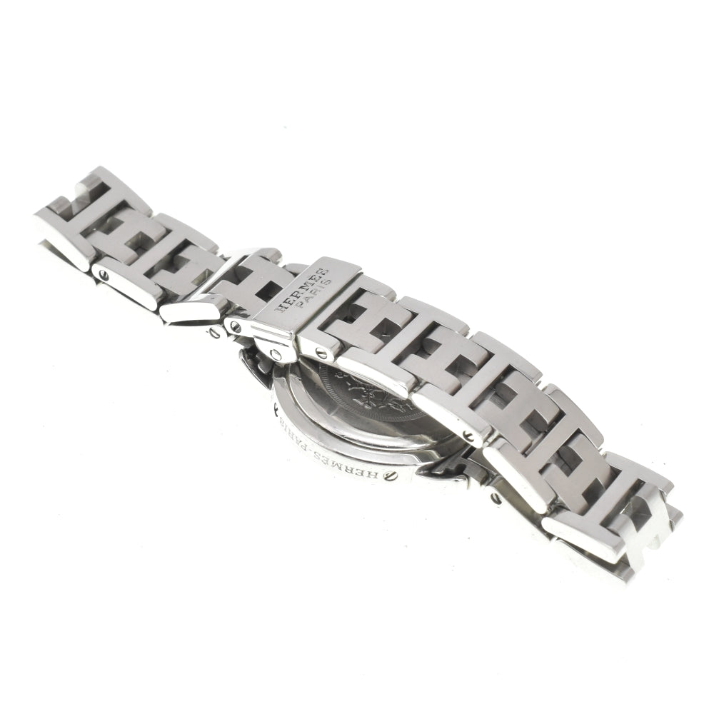 HERMES Clipper CL4.210 D buckle white Dial Quartz Ladies
 Watch O#143264