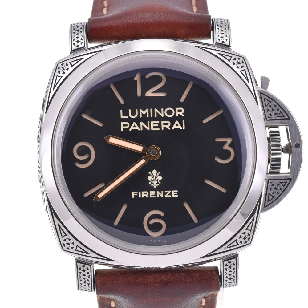 with paper PANERAI Luminor 1950 3DAYS PAM00972 Limited to 99 bottles in Florence black Dial Hand Winding Men's
 Watch Z#143267