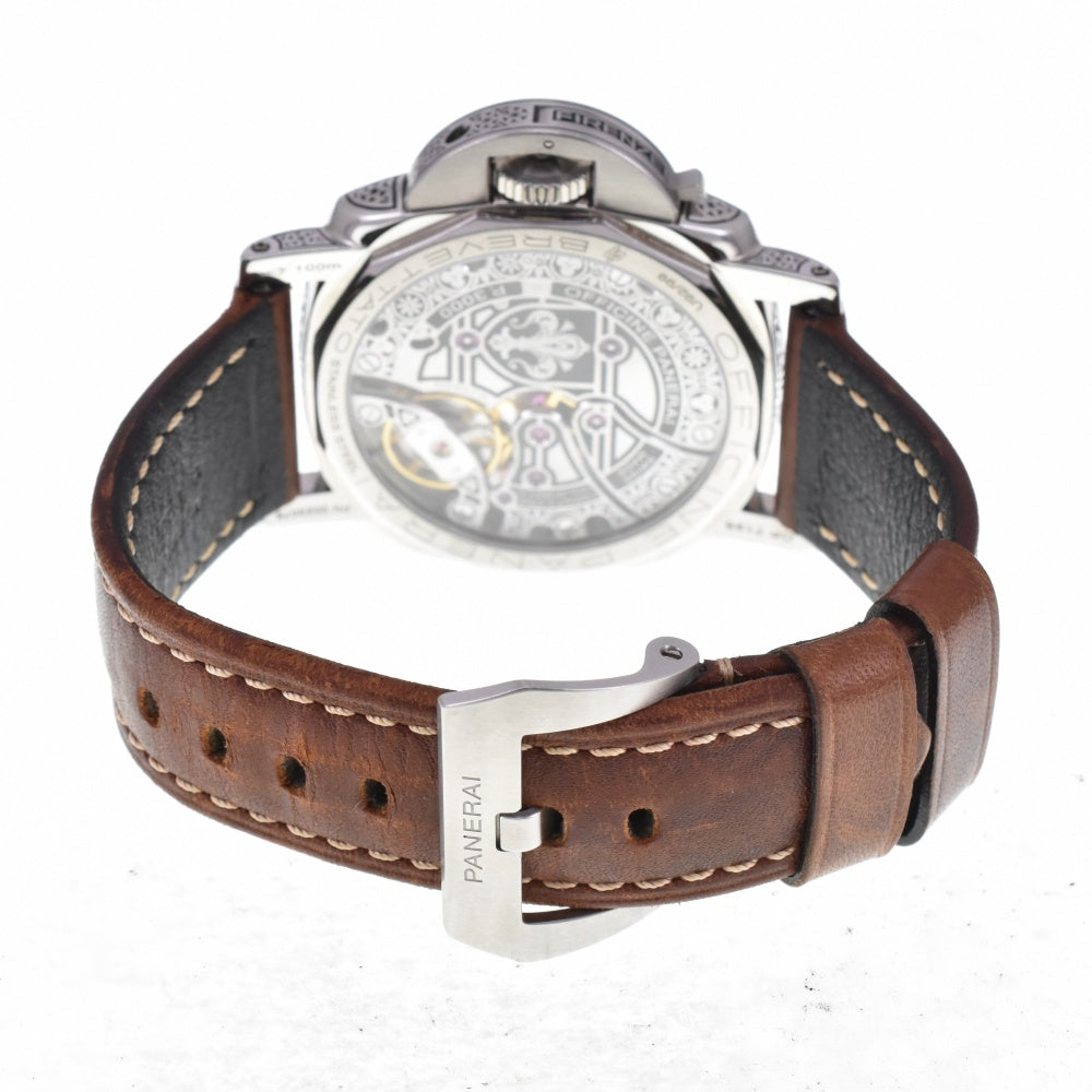 with paper PANERAI Luminor 1950 3DAYS PAM00972 Limited to 99 bottles in Florence black Dial Hand Winding Men's
 Watch Z#143267