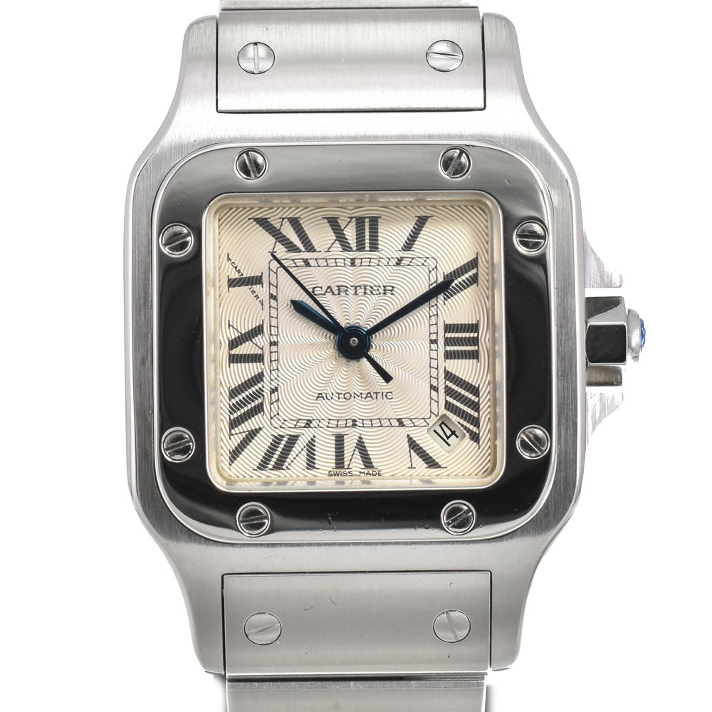 CARTIER Santosgalbe SM W20062D6 Silver Dial Automatic Ladies
 Watch R#143269