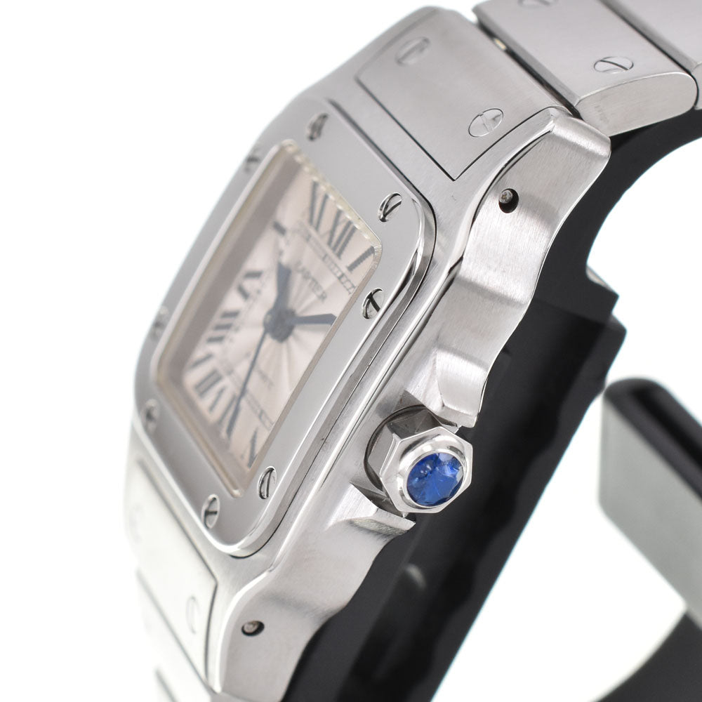CARTIER Santosgalbe SM W20062D6 Silver Dial Automatic Ladies
 Watch R#143269
