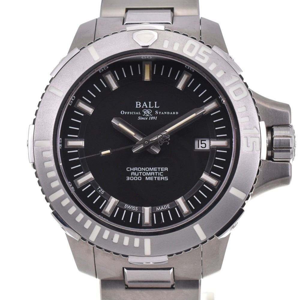 with paper BALLWATCH Engineer Hydrocarbon Deep Quest DM3000A-SCJ-BK black Dial Automatic Men's
 Watch N#143274
