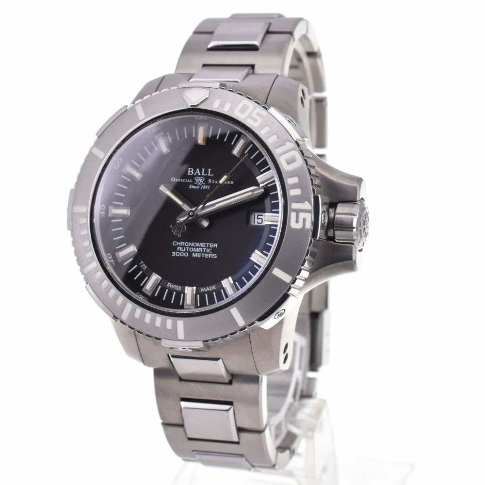 with paper BALLWATCH Engineer Hydrocarbon Deep Quest DM3000A-SCJ-BK black Dial Automatic Men's
 Watch N#143274