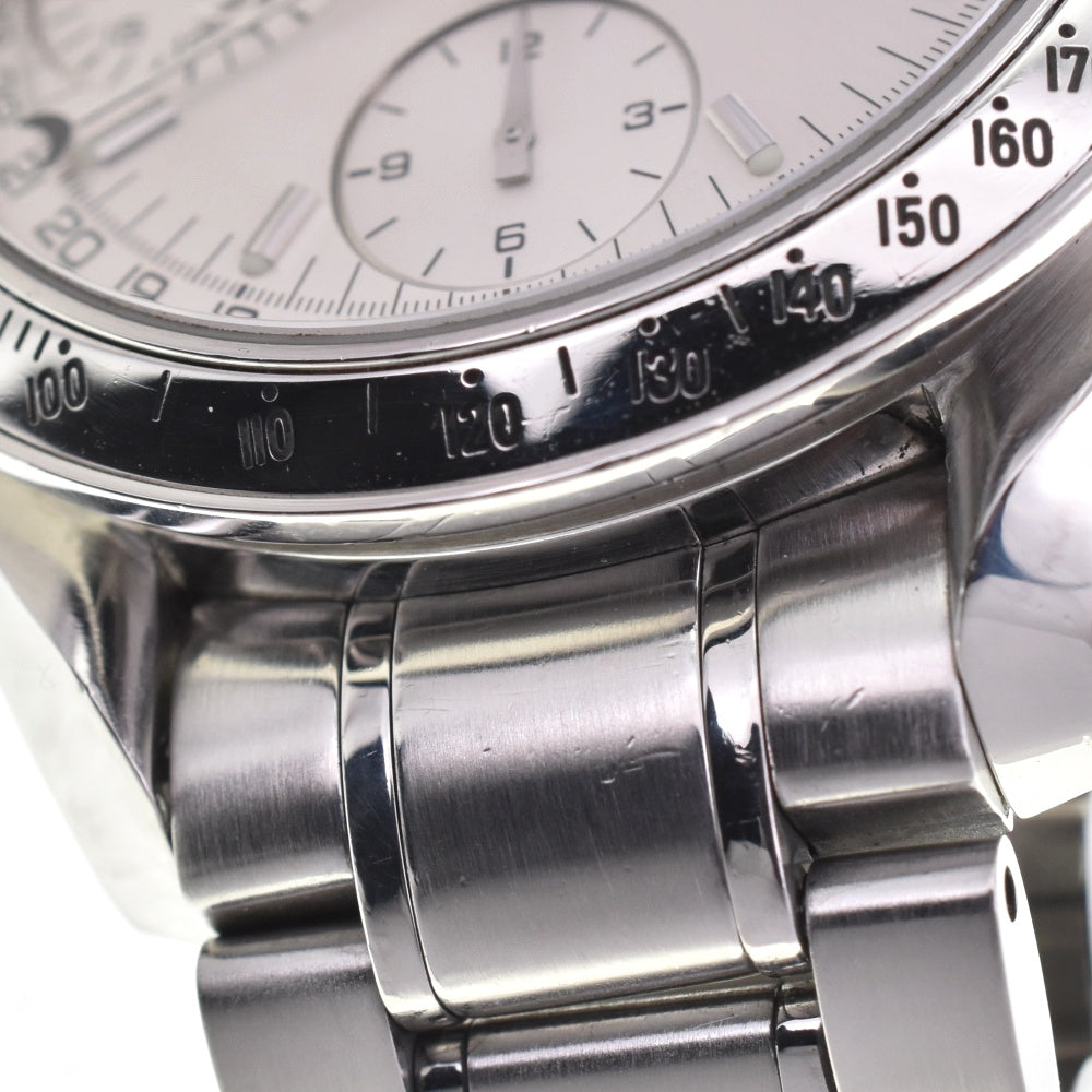 with paper OMEGA Speedmaster 3523.30 Triple calendar Silver Dial Automatic Men's
 Watch O#143276