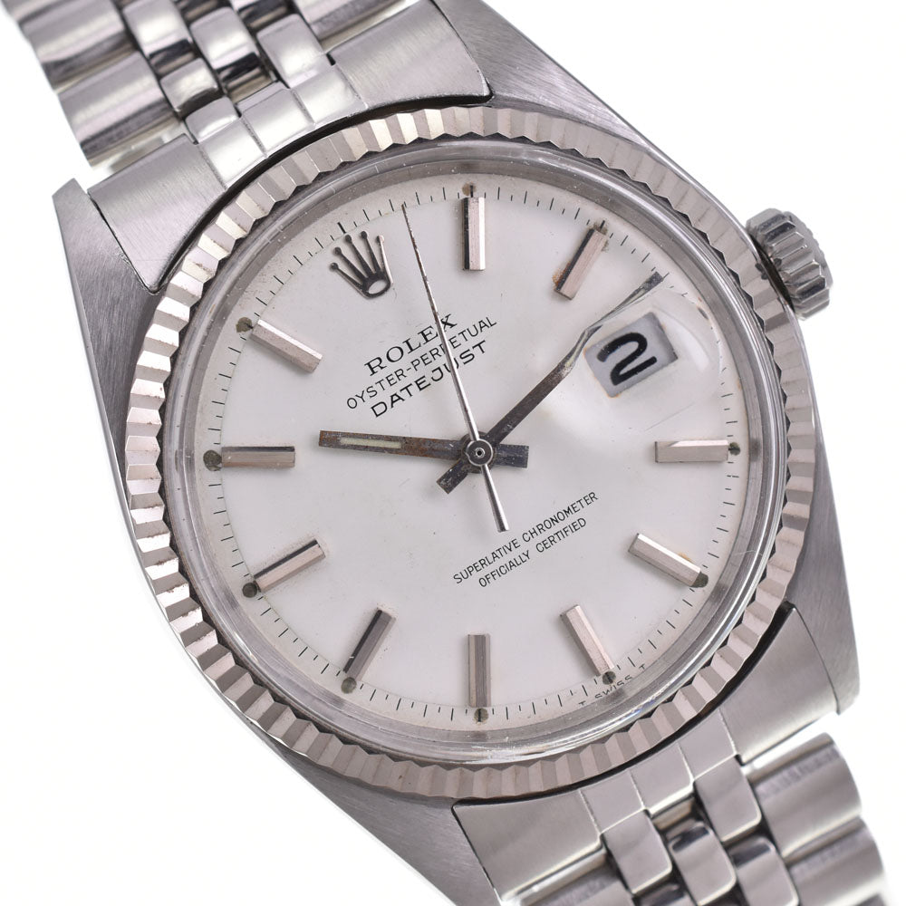 ROLEX DATEJUST 1601 vintage USABracelet Cal.1570 white Dial Automatic Men's
 Watch P#143286