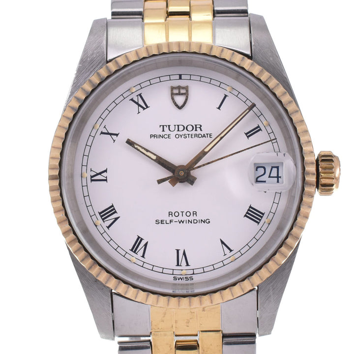 TUDOR Prince Oyster Date 75403N Cal.2854-2 white Dial Automatic Boy's
 Watch P#143289