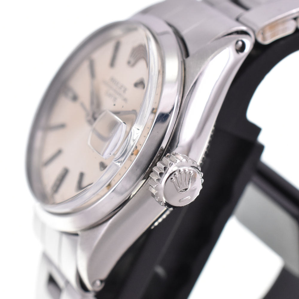 ROLEX Oyster Perpetual Date 6516 vintage Cal.1130 Silver Dial Automatic Ladies
 Watch P#143290