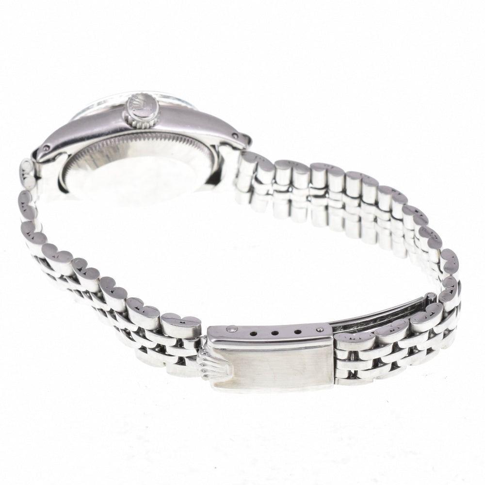 ROLEX Oyster perpetual date 6517 vintage WG bezel Cal.1161 Silver Dial Automatic Ladies
 Watch O#143291