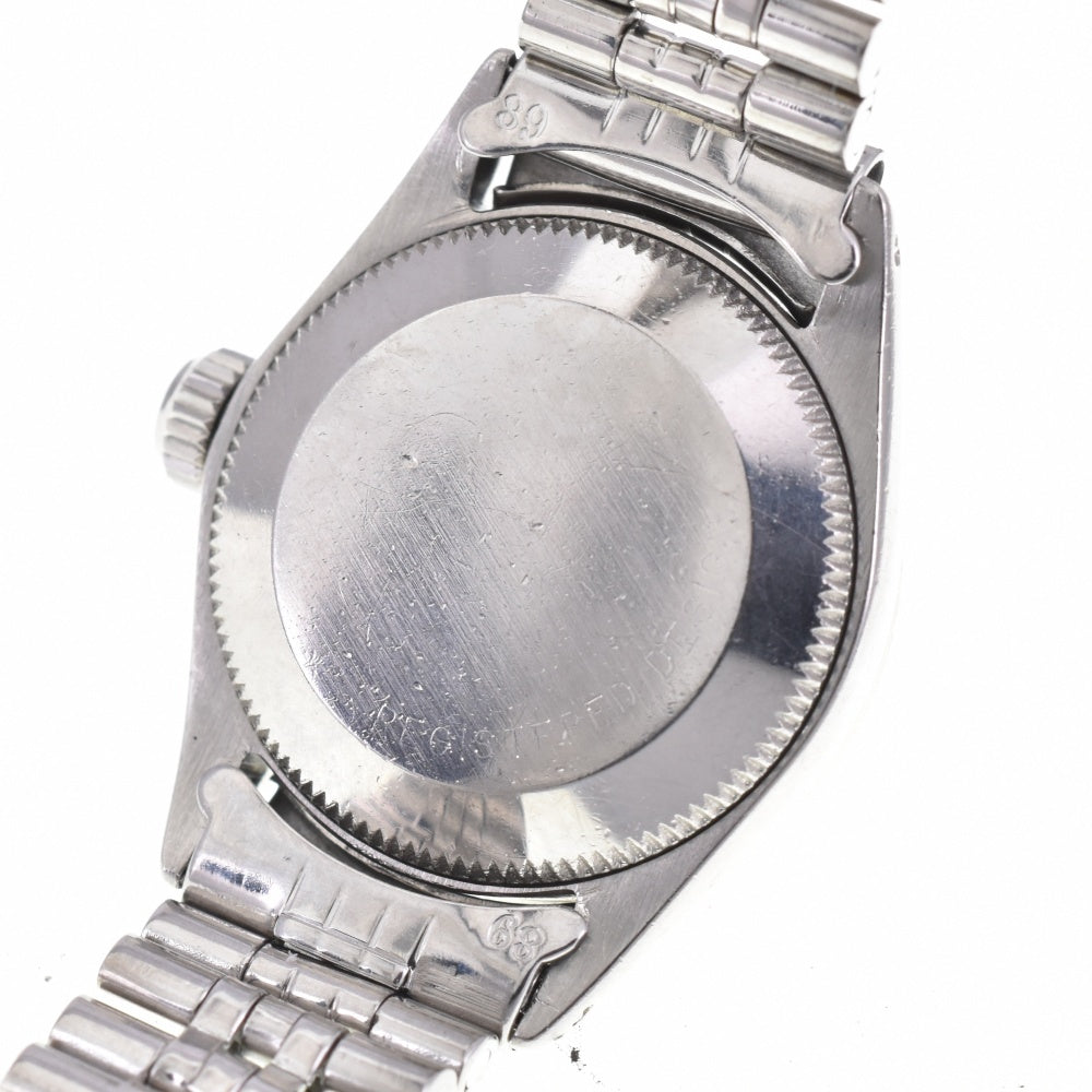 ROLEX Oyster perpetual date 6517 vintage WG bezel Cal.1161 Silver Dial Automatic Ladies
 Watch O#143291