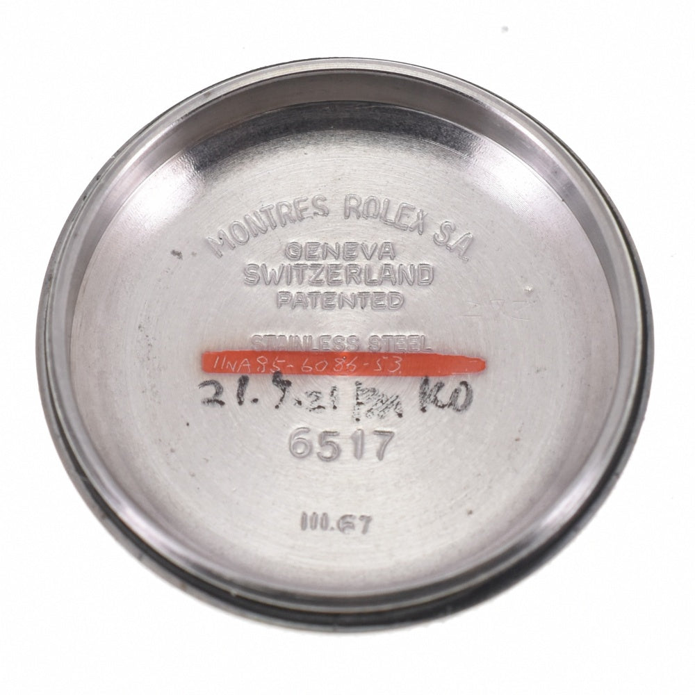 ROLEX Oyster perpetual date 6517 vintage WG bezel Cal.1161 Silver Dial Automatic Ladies
 Watch O#143291