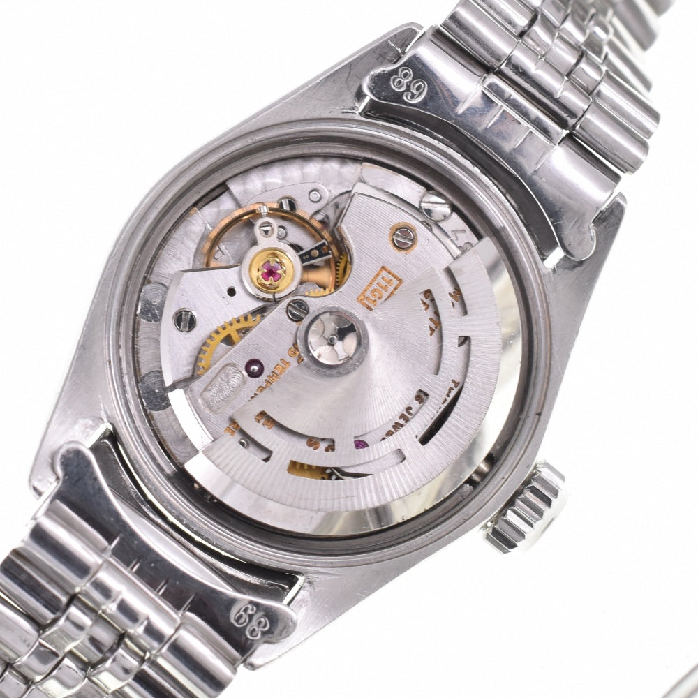 ROLEX Oyster perpetual date 6517 vintage WG bezel Cal.1161 Silver Dial Automatic Ladies
 Watch O#143291