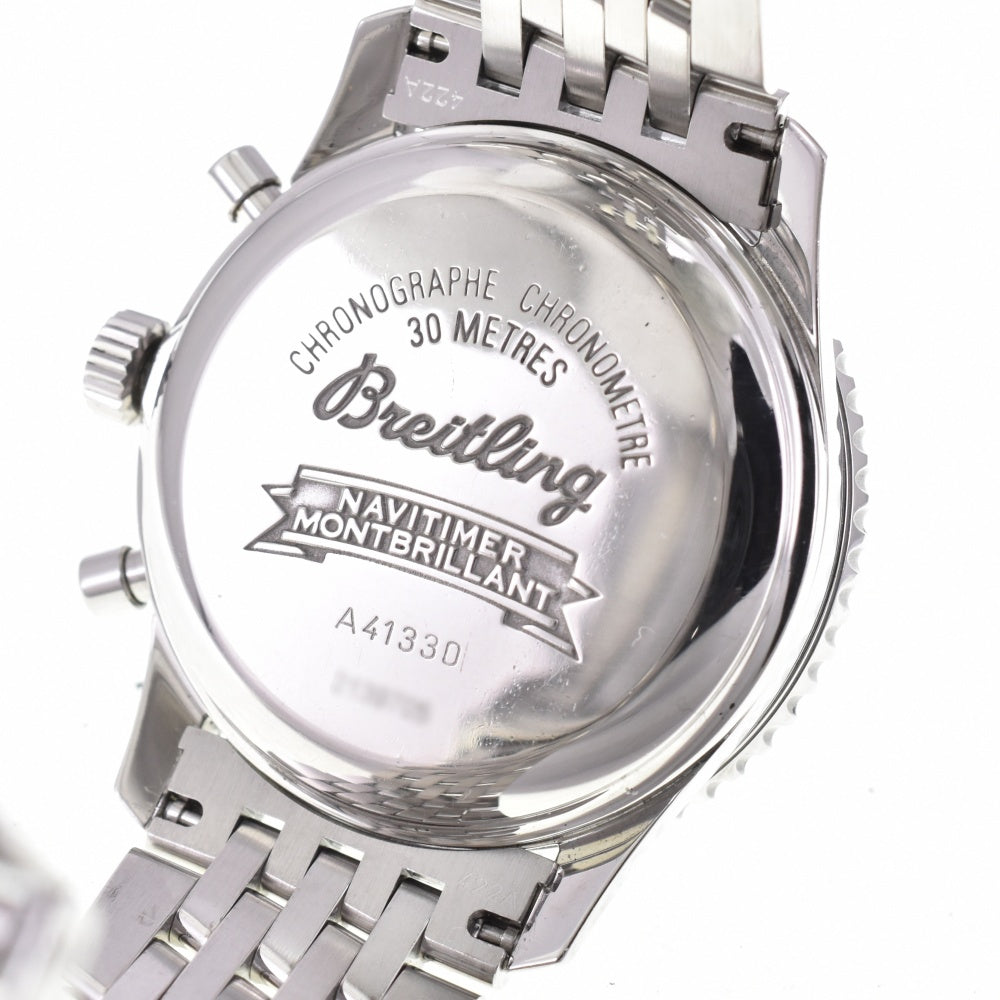 with paper BREITLING Navitimer Montbrillant A41330 Chronograph Date Silver Dial Automatic Men's
 Watch P#143292