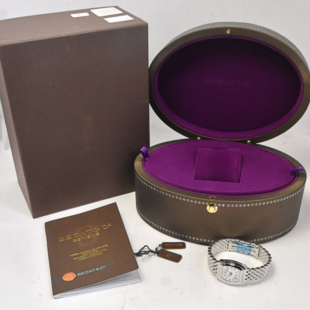 with paper BEDAT&Co No.3 B334.010.101 Silver Dial Quartz Ladies
 Watch N#143294