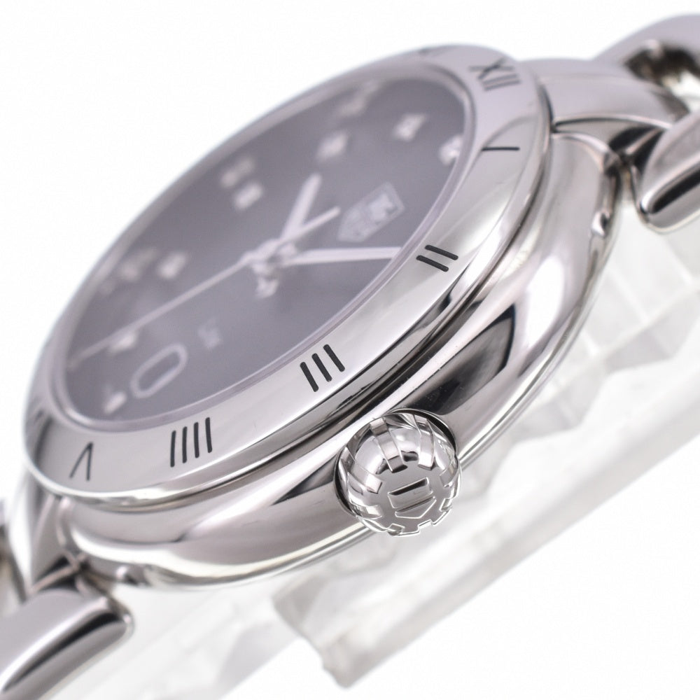 with paper TAG HEUER Link WAT1410.FC0954 11P diamond date black Dial Quartz Ladies
 Watch N#143295