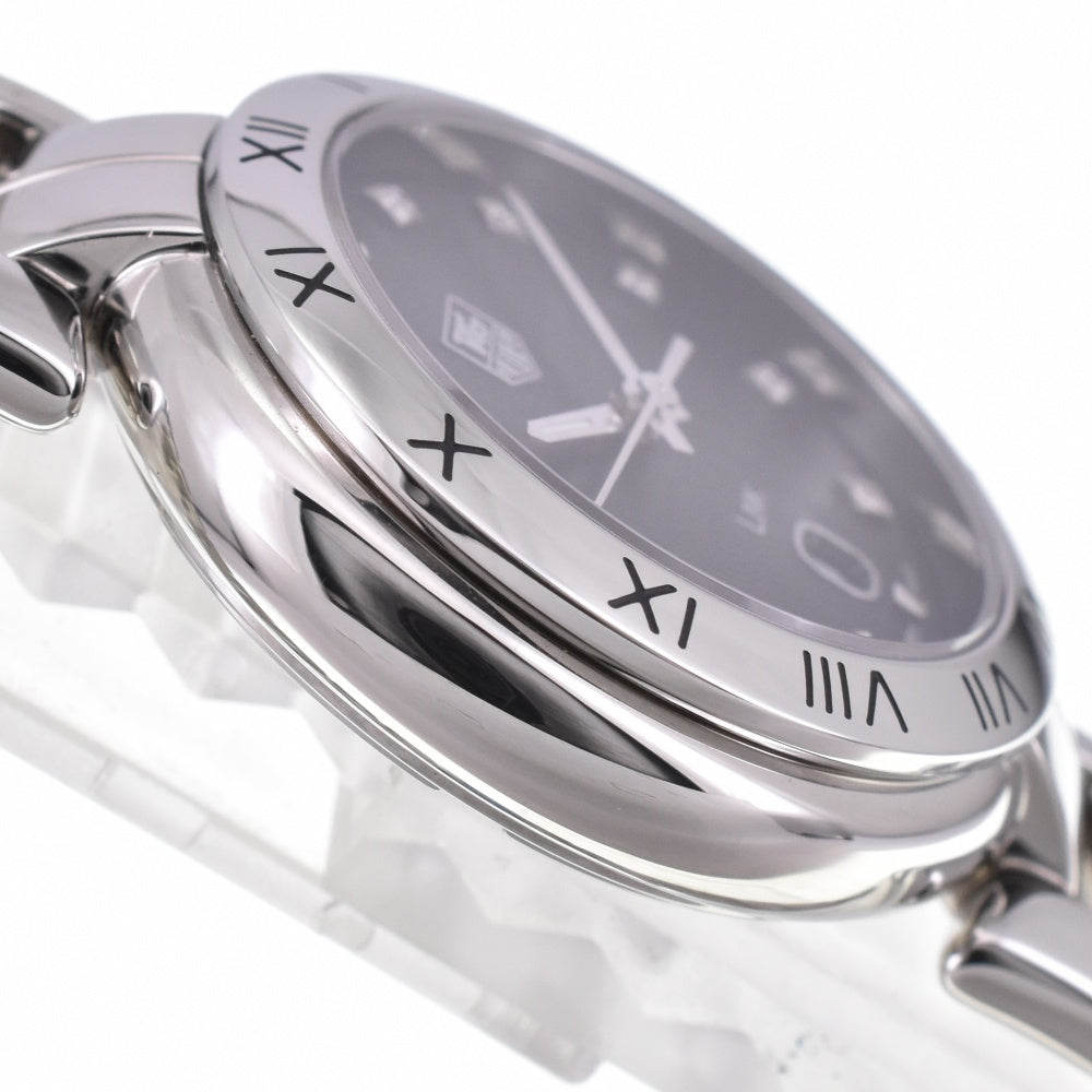 with paper TAG HEUER Link WAT1410.FC0954 11P diamond date black Dial Quartz Ladies
 Watch N#143295