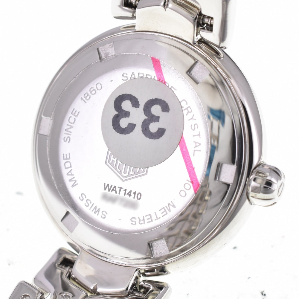 with paper TAG HEUER Link WAT1410.FC0954 11P diamond date black Dial Quartz Ladies
 Watch N#143295