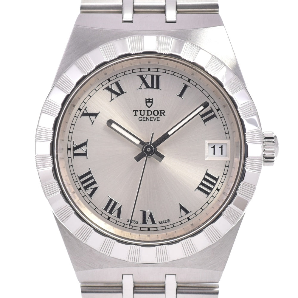 with paper TUDOR Royal 28400 Date Silver Dial Automatic Unisex
 Watch P#143299