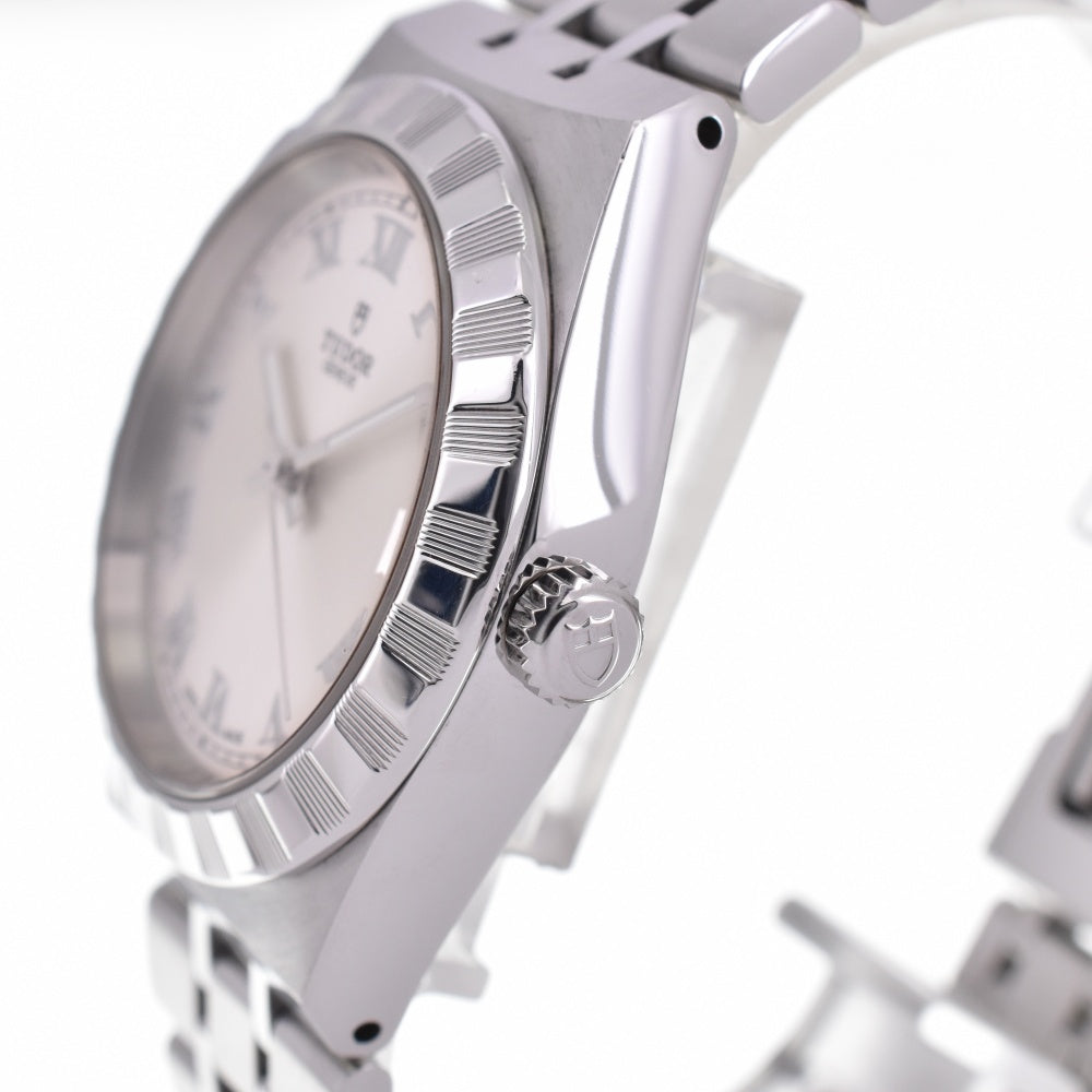 with paper TUDOR Royal 28400 Date Silver Dial Automatic Unisex
 Watch P#143299