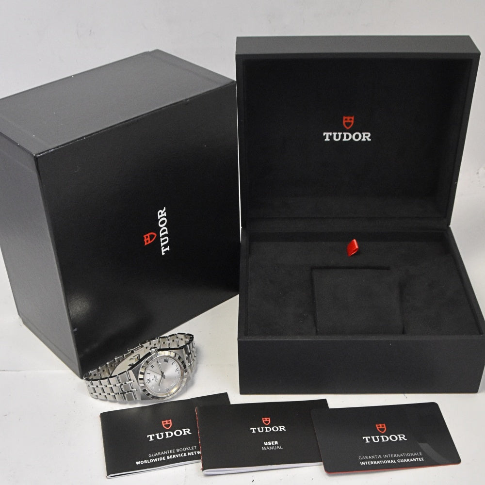with paper TUDOR Royal 28400 Date Silver Dial Automatic Unisex
 Watch P#143299