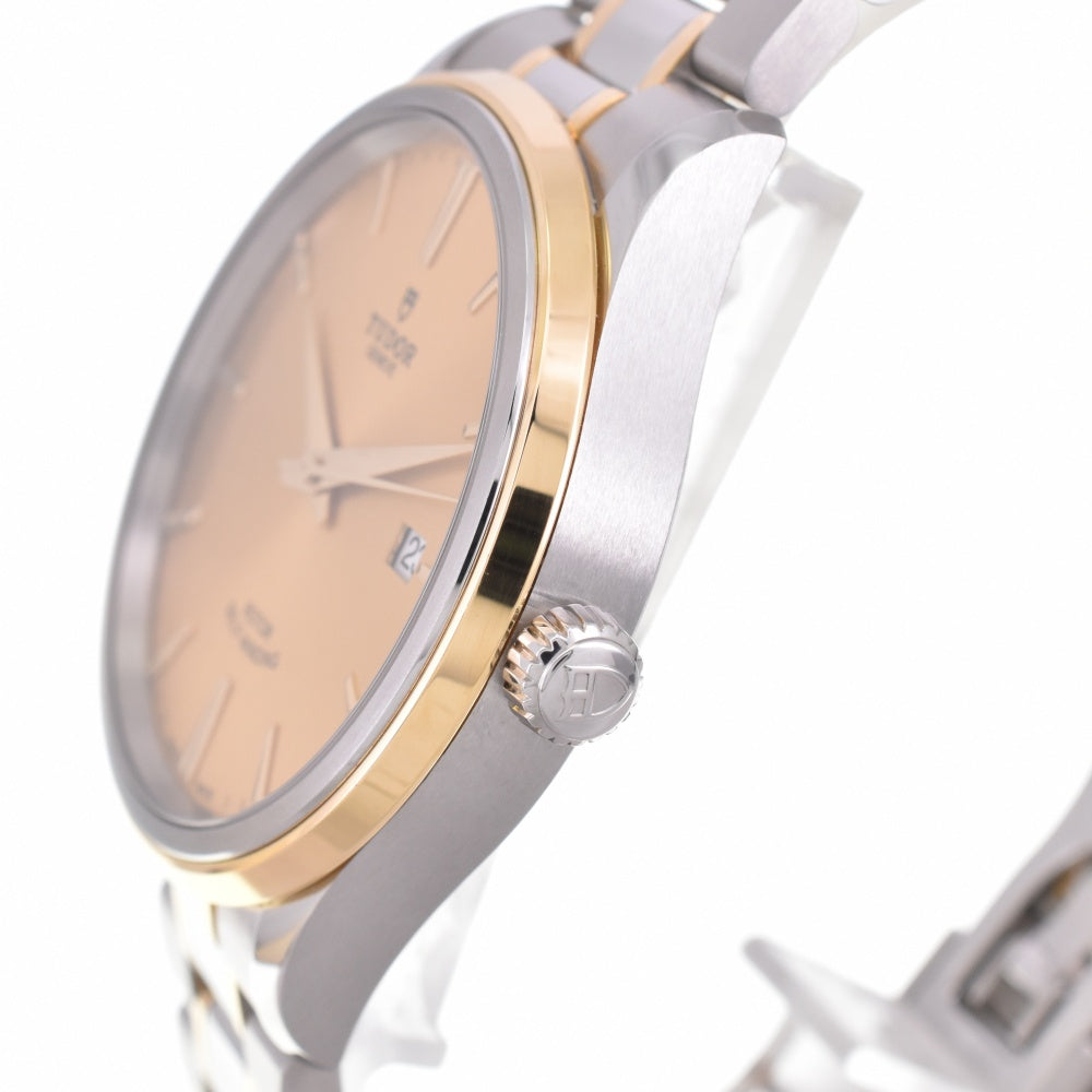 with paper TUDOR style 12703 Stainless Steel/YG Champagne Gold Dial Automatic Men's
 Watch N#143300