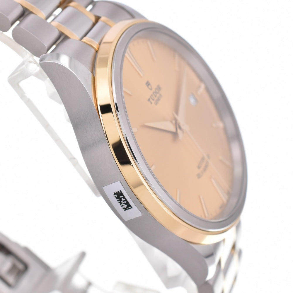 with paper TUDOR style 12703 Stainless Steel/YG Champagne Gold Dial Automatic Men's
 Watch N#143300
