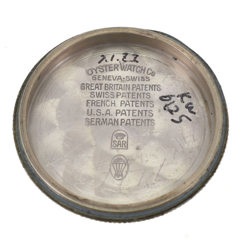 ROLEX Oyster vintage Circa 1940 Cal.10.1/2 Silver Dial Hand Winding Boy's
 Watch A#143301