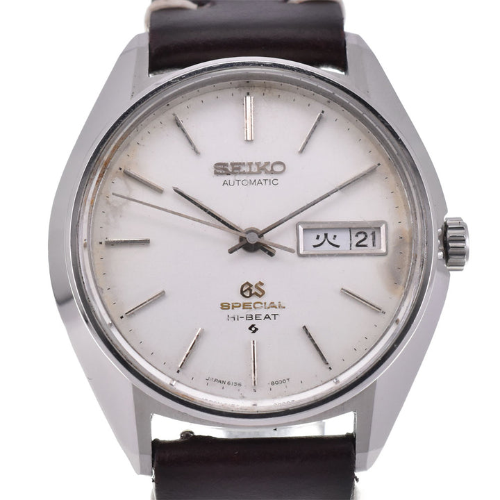 SEIKO Grand Seiko Special HI-BEAT 6156-8000 Day Date Cal.6156A Silver Dial Automatic Men's
 Watch P#143302