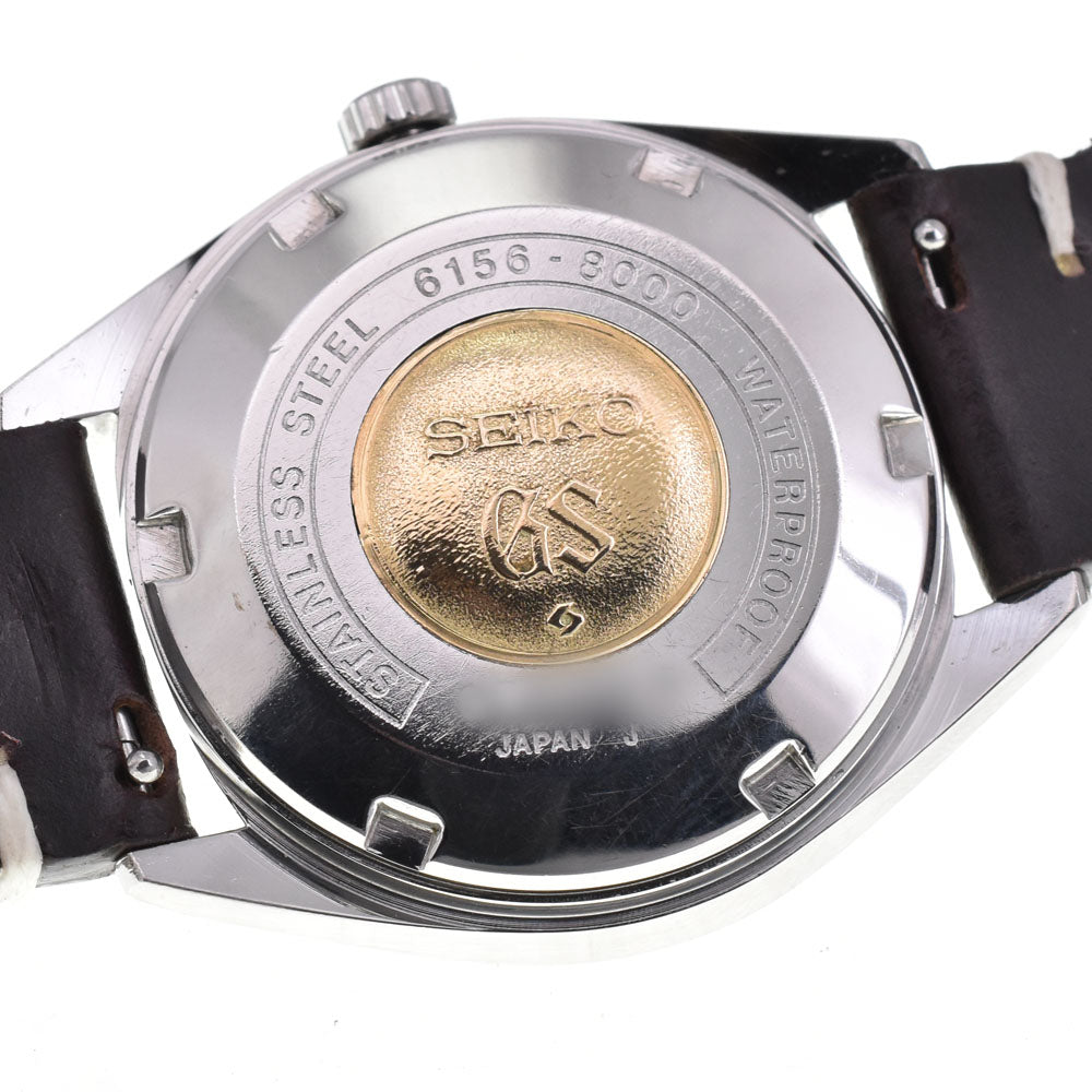 SEIKO Grand Seiko Special HI-BEAT 6156-8000 Day Date Cal.6156A Silver Dial Automatic Men's
 Watch P#143302