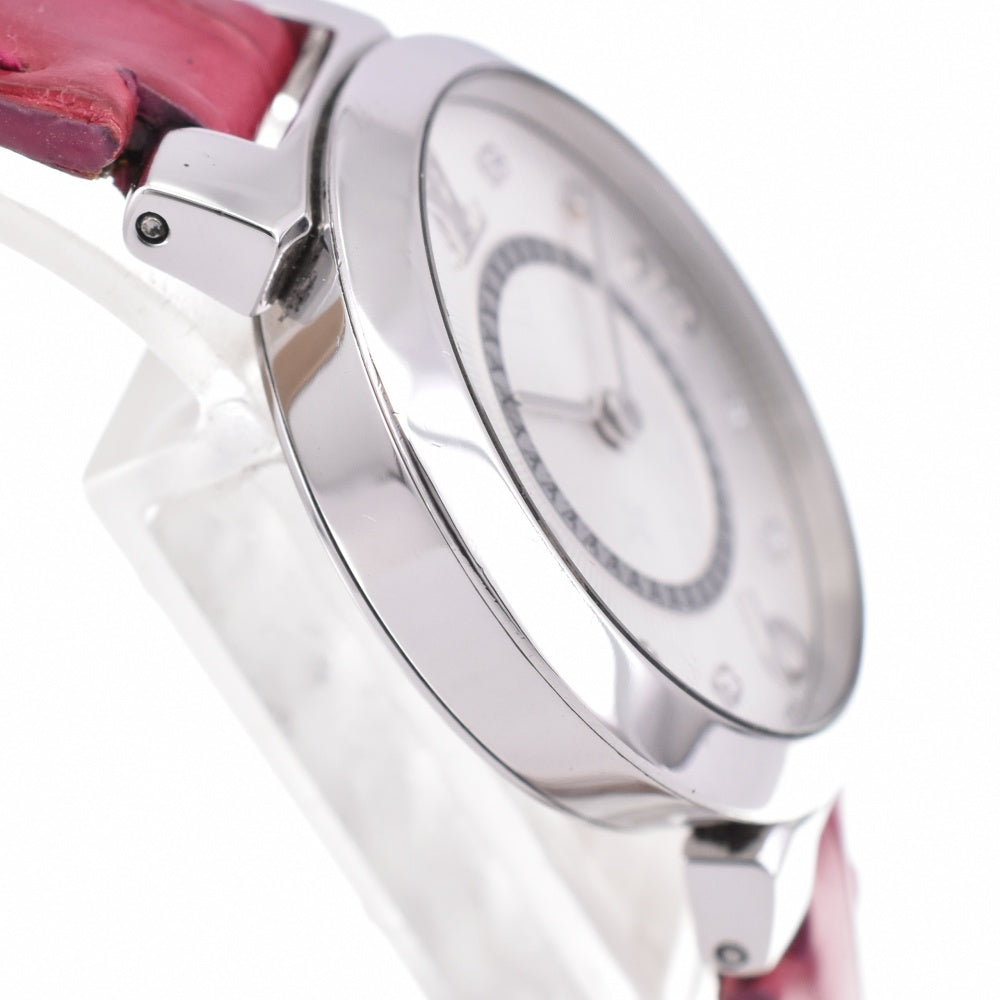 with paper LOUIS VUITTON Tambour Slim PM Monogram Q12MG 8P diamond Silver Dial Quartz Ladies
 Watch P#143303