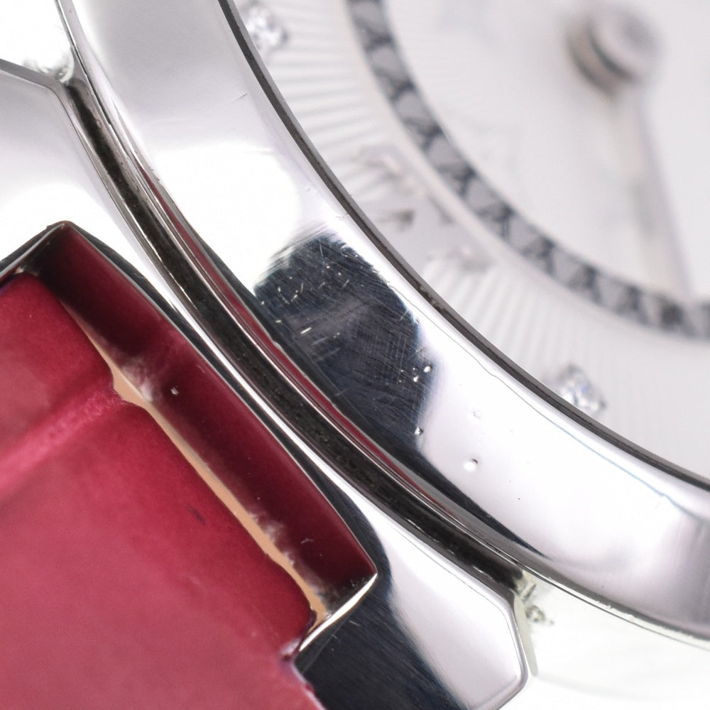 with paper LOUIS VUITTON Tambour Slim PM Monogram Q12MG 8P diamond Silver Dial Quartz Ladies
 Watch P#143303